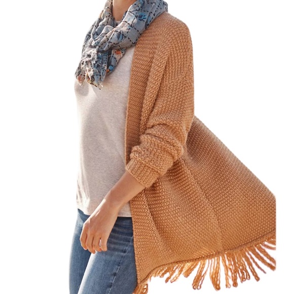 J. Jill Dreamer Sweater Coat. Size MP. Colour Saffron - Picture 3 of 9